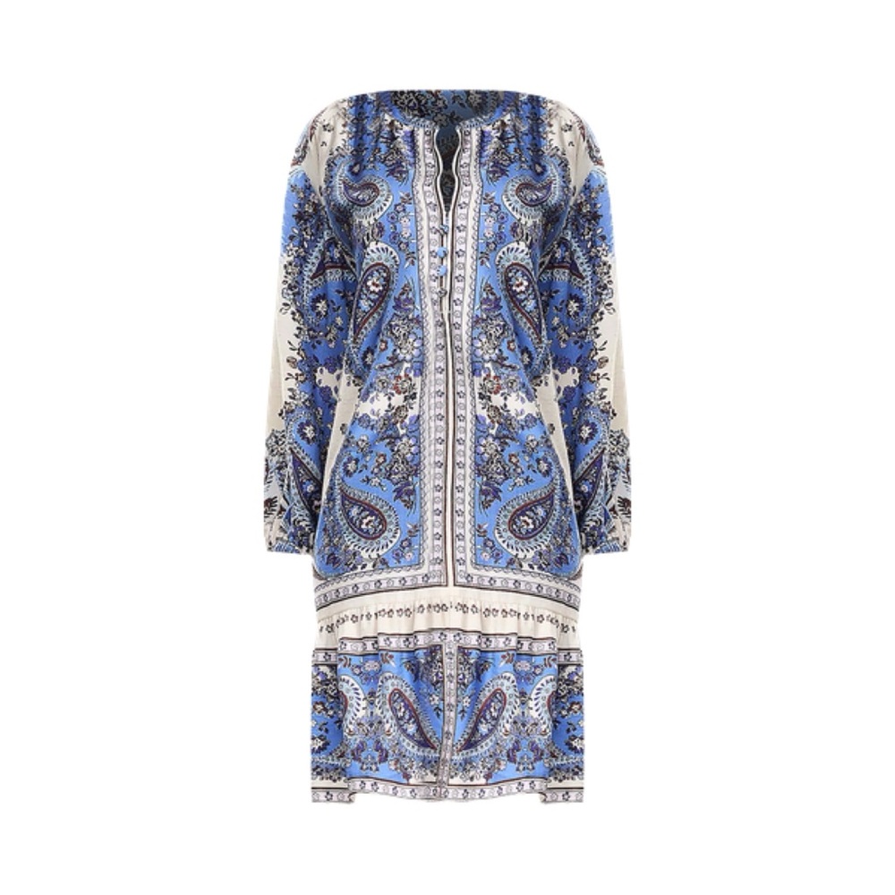 ๐ NWT LOFT Bandana Print Mini Flounce Dress - Picture 9 of 10